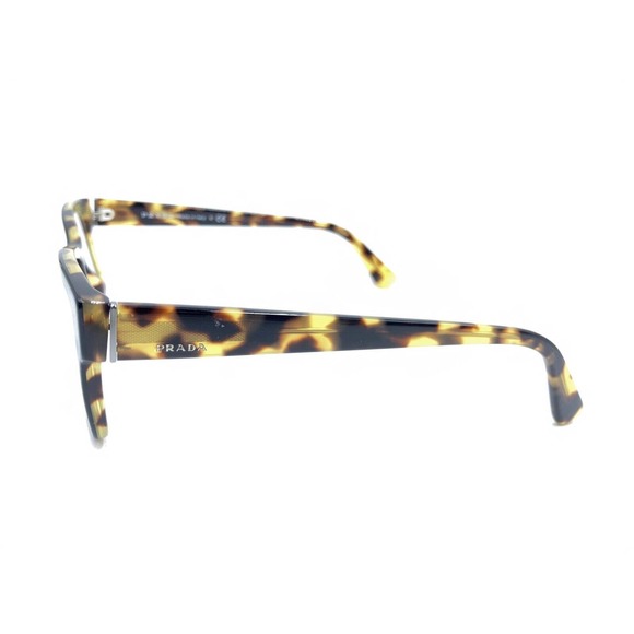 Prada VPR 15V NAI-1O1 Black Brown Tortoise Eyeglasses Frames 53-17 145 Italy - Picture 7 of 12